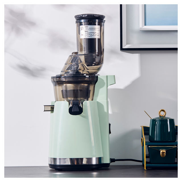 Exprimidores eléctricos comerciales de boca grande, Extractor portátil de cítricos de mora, prensa en frío, máquina exprimidora lenta, exprimidor de frutas