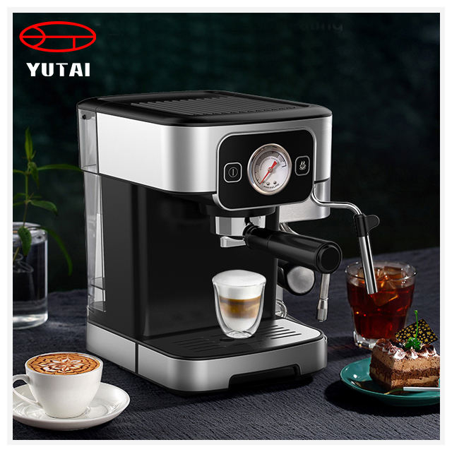 Inicio Cafetera comercial Máquina de café expreso semiautomática Espumador de leche italiano Cappuccino Cafe con precio de fábrica