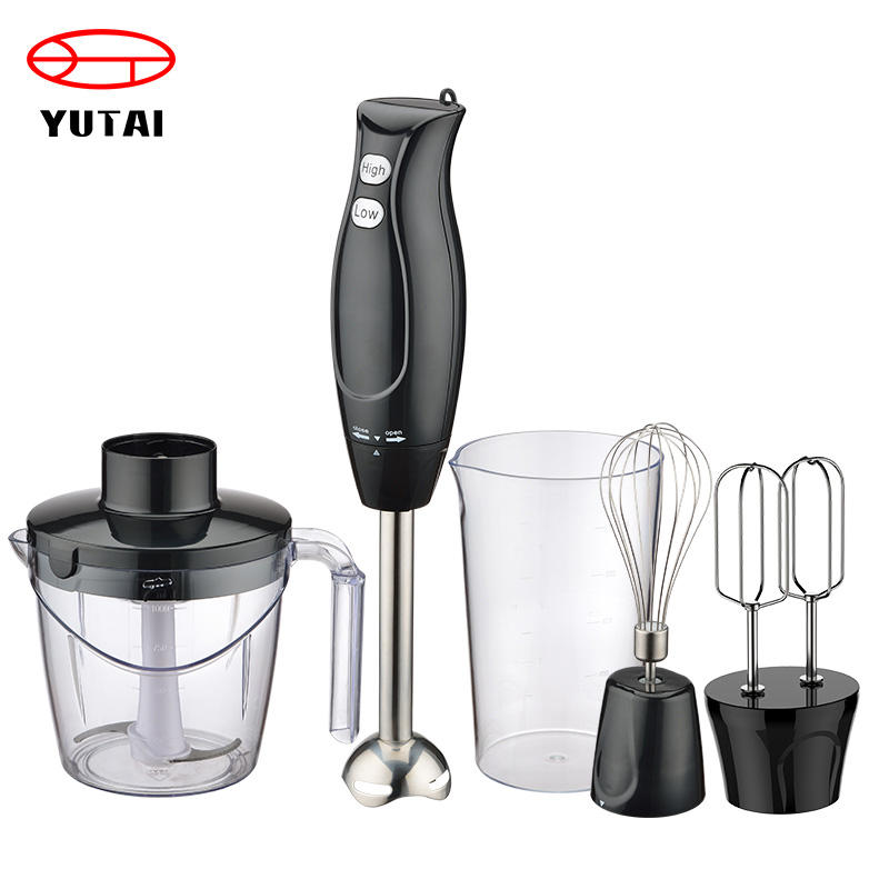 Exprimidor manual de frutas con batidora de mano de 300W con dos velocidades