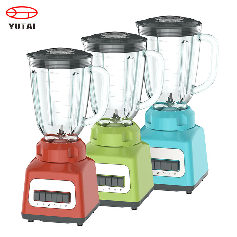 Electrodomésticos Licuadora eléctrica de cuatro velocidades para alimentos, licuadora, licuadora de jugo