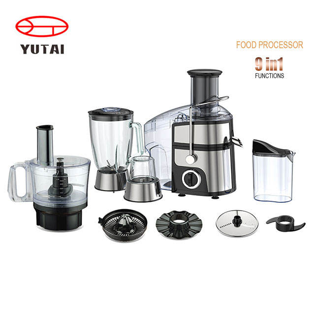 Nuevo interruptor rotativo de jarras de plástico de 750W 1.5L Dos velocidades con función de pulso Multi Function Processor de alimentos