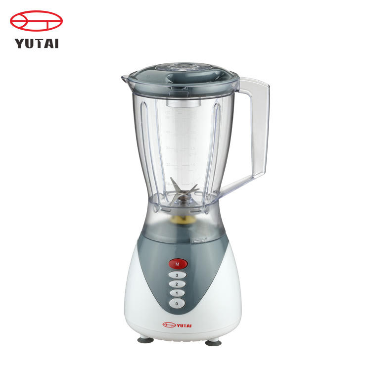 Venta caliente 400W 2 en 1 1.5L Tarro de vidrio de plástico 2 velocidades Licuadora eléctrica Licuadora Licuadora Licuadora de alimentos