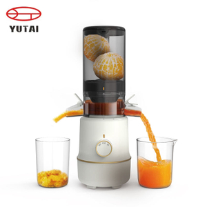 Extractor eléctrico profesional de boca grande, exprimidor lento para masticar frutas y verduras, prensa en frío