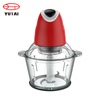 Picadora eléctrica multifunción de verduras y procesador de alimentos de doble hoja de acero inoxidable