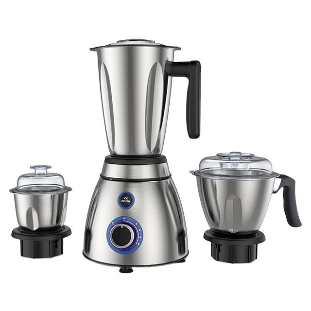 Jarra de acero inoxidable, licuadora, picadora, electrodomésticos de cocina de alta velocidad, batidora comercial, licuadora eléctrica de 500W