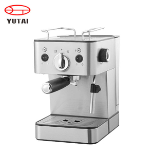 Máquina de café inteligente de doble servicio comercial a precio de fábrica para uso doméstico, máquina de café expreso semiautomática