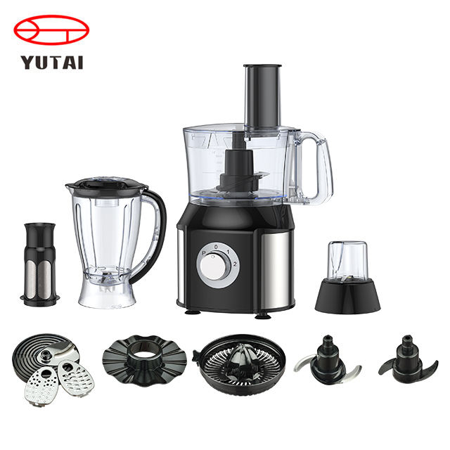 Licuadora, Picadora, Batidora, Exprimidor De Cítricos, Molinillo, Máquina Para Hacer Masa, Trituradora, Rebanadora, Procesador De Alimentos Multifuncional 10 En 1 500W