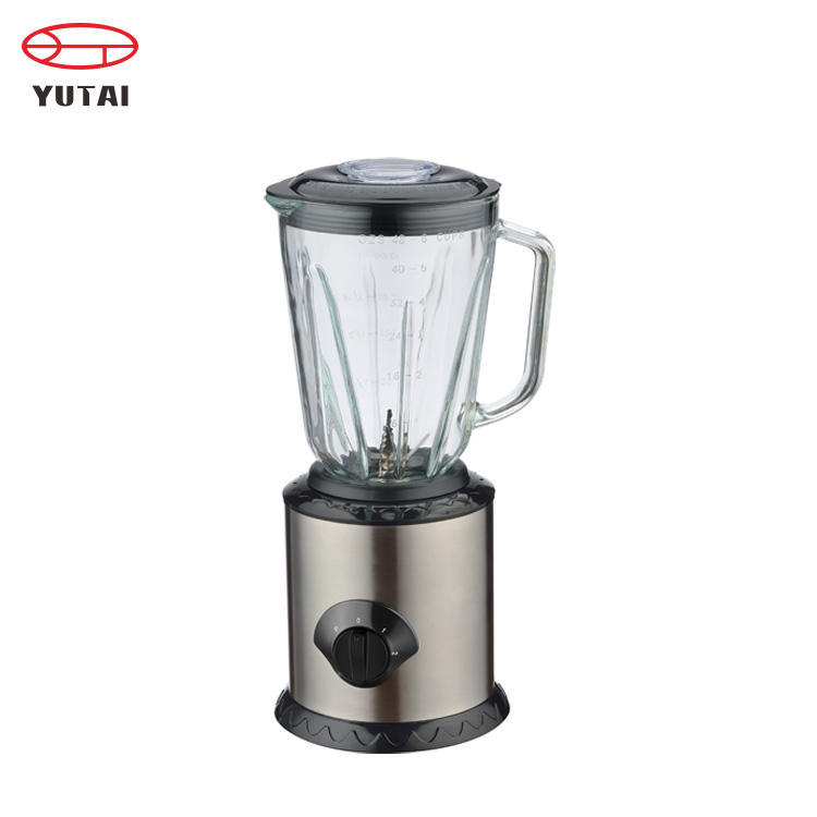 Licuadora mezcladora de acero inoxidable exprimidor de alimentos de cocina de pulso súper de 2 velocidades