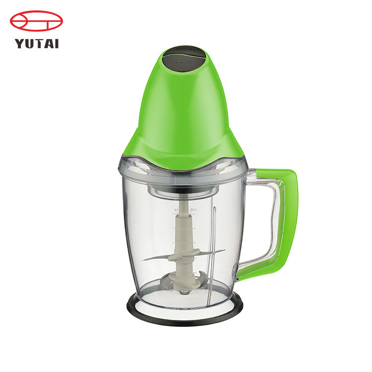 Picadora de alimentos multiusos de acero inoxidable picadora de verduras con doble cuchilla