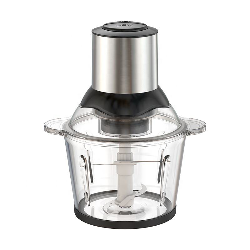 Picadora eléctrica de procesadores de alimentos vegetales, 2 velocidades, 300W, 500W, cuchillas para picar dobles, electrodomésticos de cocina