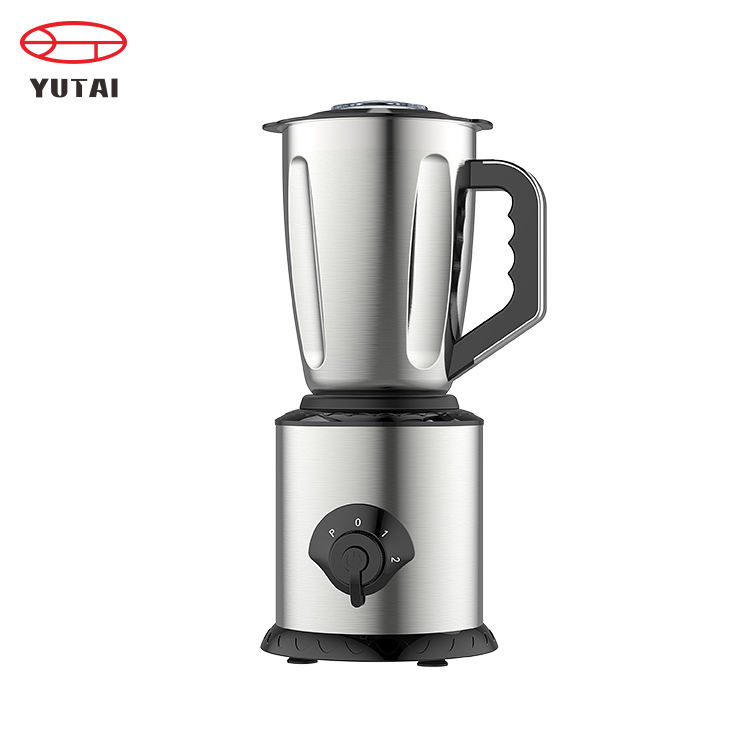 Licuadora mezcladora de acero inoxidable exprimidor de alimentos de cocina de pulso súper de 2 velocidades