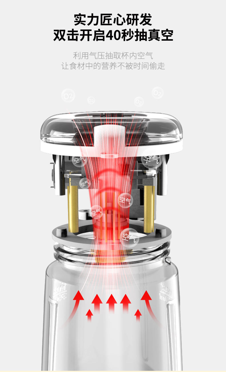 Mini USB recargable batería de vacío pequeña botella de batido de jugo fresco licuadora portátil