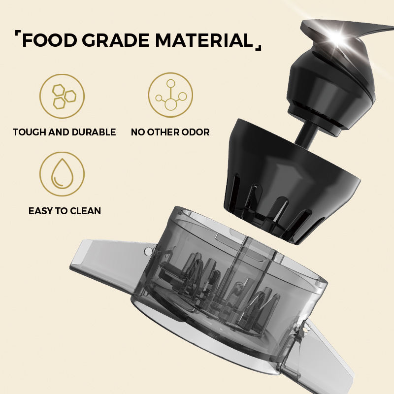 Máquina extractora de exprimidor de prensa en frío de frutas y verduras comercial de boca grande, exprimidor de masticación lenta