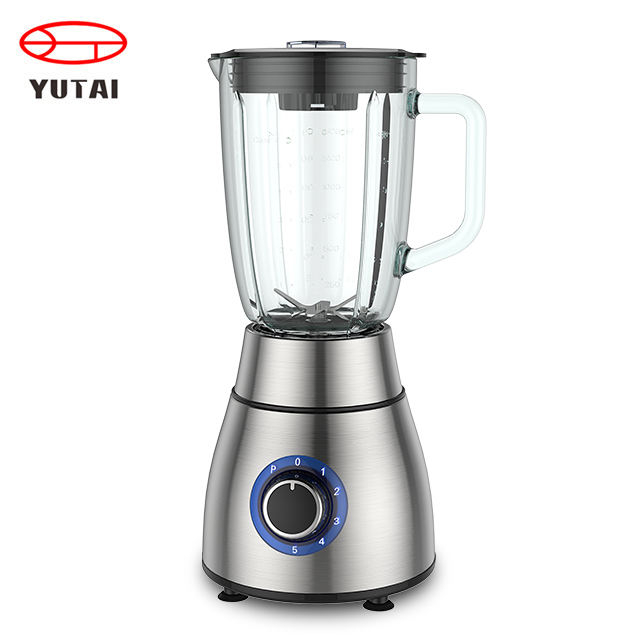 Gran oferta licuadora de 1200W, licuadoras y exprimidores de acero inoxidable, licuadora de batidos con tarro de cristal