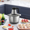 Procesador de alimentos de cocina multifuncional de 4L, picadora de carne, picadora de carne eléctrica automática de acero inoxidable para el hogar