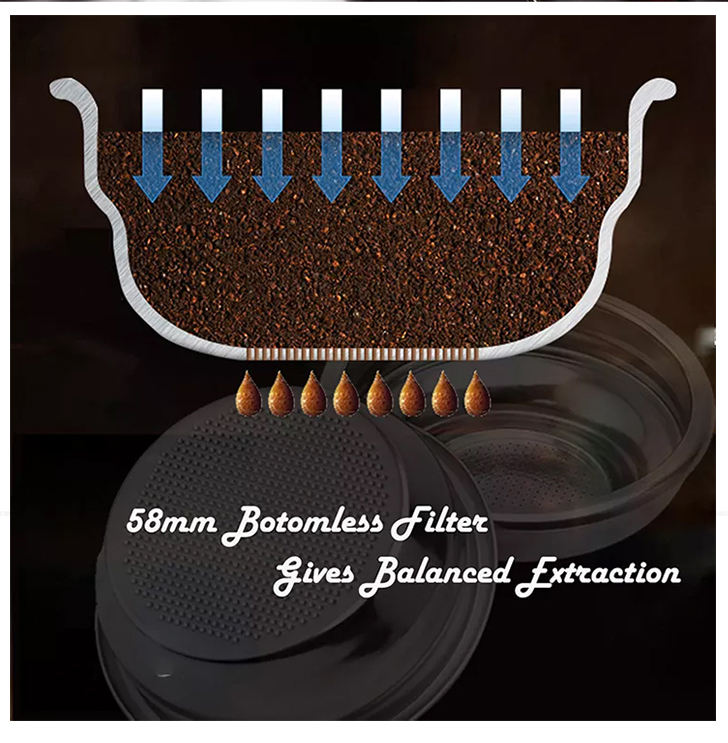Máquinas de café expreso y capuchino Máquina de café expreso con molinillo automático