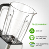 Máquina exprimidora de batidos de frutas profesional, procesador de alimentos de cocina, mezclador de hielo y licuadora eléctrica comercial de alta resistencia