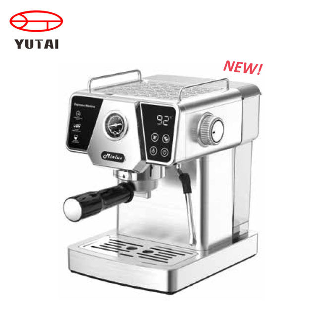Cafetera elegante profesional eléctrica de Espersso de Digitaces del hogar del acero inoxidable de 20 barras