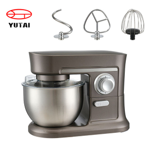 Batidora potente de 6 velocidades de alta resistencia, 500w, con tazón de acero inoxidable, batidora de pie 3 en 1 con ganchos para masa, Mezclador de alimentos manual eléctrico