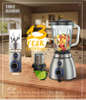Licuadora caliente del jugo de la licuadora de la fruta de la licuadora de la tabla del tarro de cristal de la base del acero inoxidable de las ventas 500W
