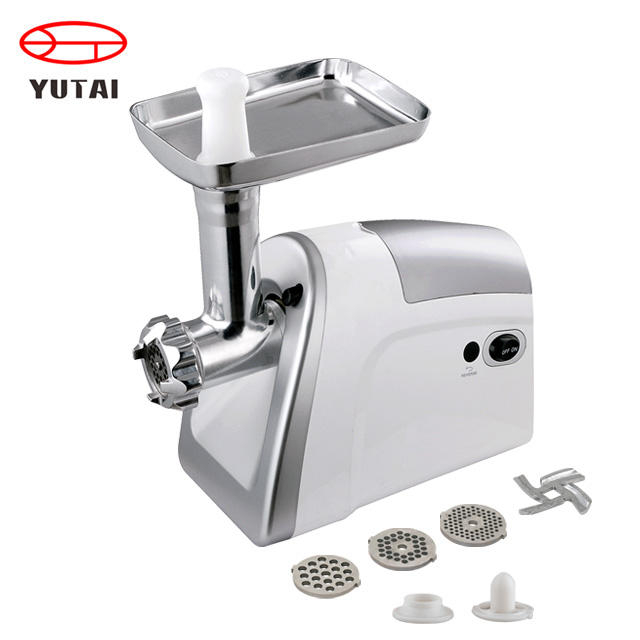 Mini picadora de carne eléctrica para el hogar, máquina picadora de carne comercial, 1000W