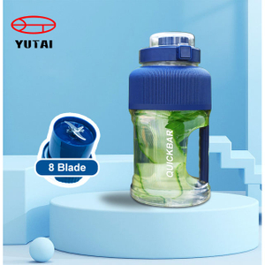 Exprimidor deportivo Personal recargable de alta potencia de 1000ml de gran capacidad, exprimidor de botellas de fruta USB, licuadora portátil para batidos