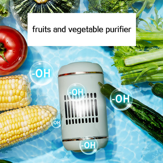 Mini limpiador inalámbrico de limpieza de alimentos para bebés, purificador portátil de frutas y verduras para viajes al aire libre, cocina doméstica