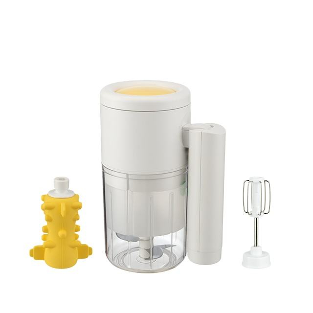 Licuadora recargable 3 en 1 con carga USB, cortador de verduras, licuadora de cebolla, procesador de alimentos, batidora manual, picadora de ajo