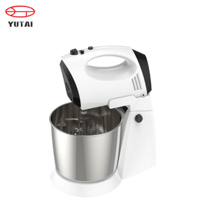 Batidora de mano moderna para cocina con recipiente de acero inoxidable
