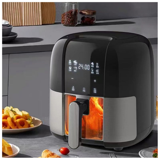 Freidora eléctrica de 6L para el hogar, freidora eléctrica friteuse, olla instantánea, airfryer, el mejor airfrier inteligente, horno para hornear, freidora de aire