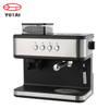 Cafetera automática express, cafetera italiana con sistema de agua caliente, cafetera espresso con molinillo y espuma de leche automática