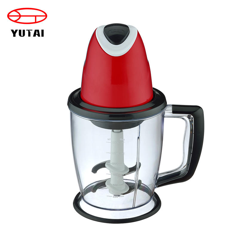 Picadora eléctrica multifunción de verduras y procesador de alimentos de doble hoja de acero inoxidable