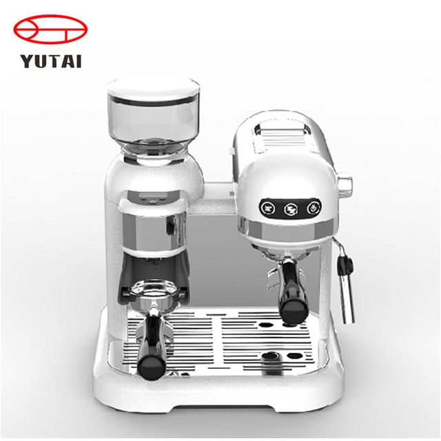 Máquina de capuchino eléctrica multifunción, caldera de aluminio autolimpiante, cafetera de sabor ajustable, máquina de café expreso