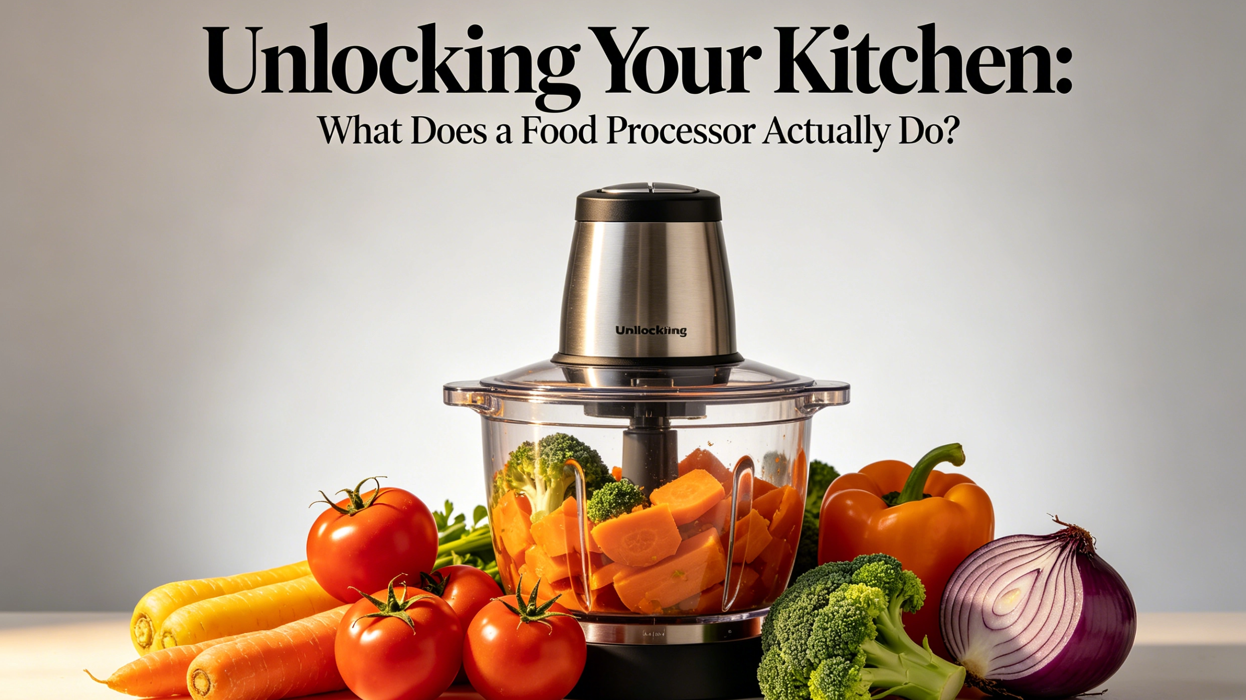 Cómo desbloquear su cocina: ¿Qué hace realmente un procesador de alimentos?