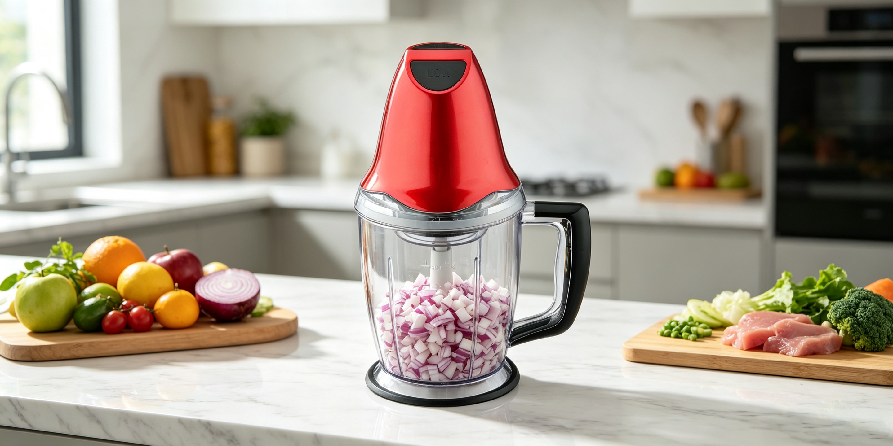 Mini picadora el&eacute;ctrica de alimentos